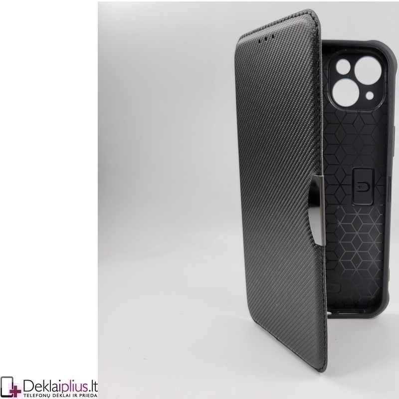 Atverčiamas smūgiams atsparus dėklas - juodas (Apple Iphone 14) Atverčiamas smūgiams atsparus dėklas - juodas (Apple Iphone 14)